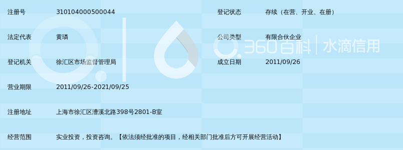 上海威莱投资合伙企业(有限合伙)_360百科