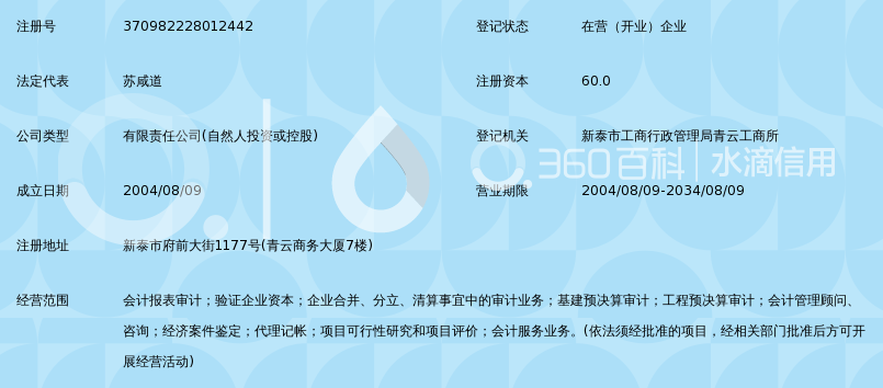 泰安阳光有限责任会计师事务所