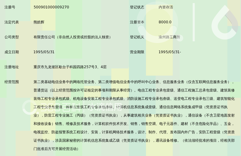 重庆市通信建设有限公司_360百科
