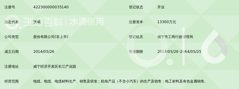 中电华基电缆股份有限公司_360百科