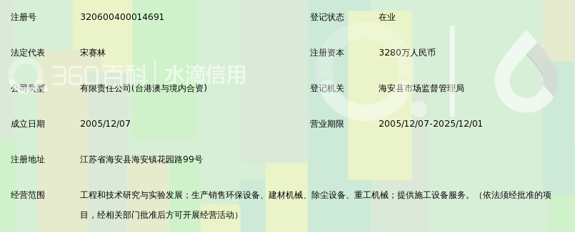 江苏绿叶环境工程集团有限公司_360百科