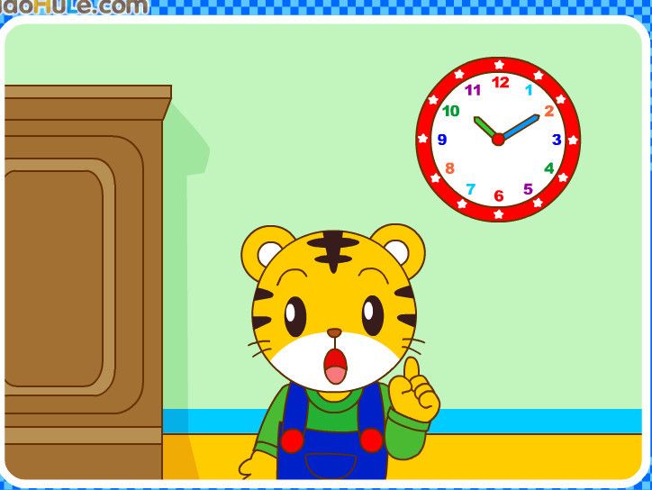 整点时钟卡通|整点卡通时钟图片整点半点时钟