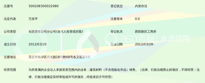 江苏盐城二建集团有限公司重庆分公司