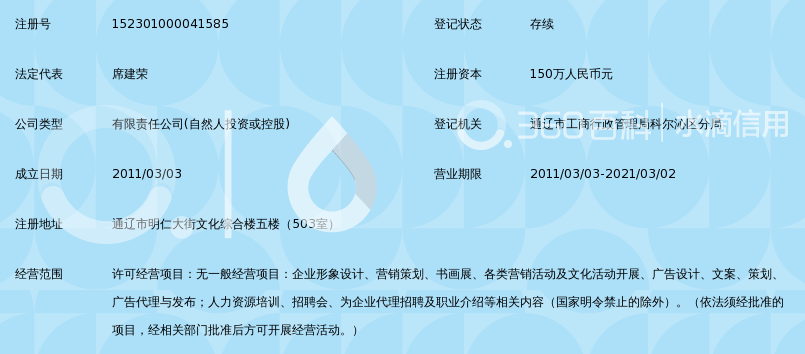 通辽市创业文化传媒有限公司