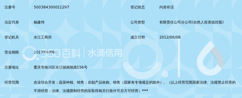 重庆市科鼎农业开发有限公司水江分公司_360