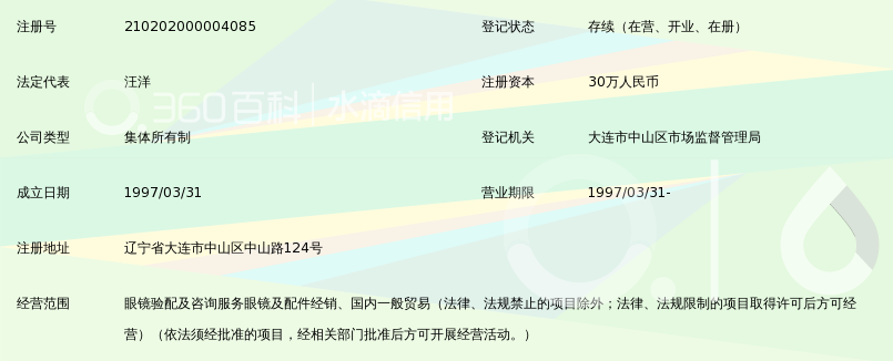 大连市第三人民医院精益眼镜验配中心