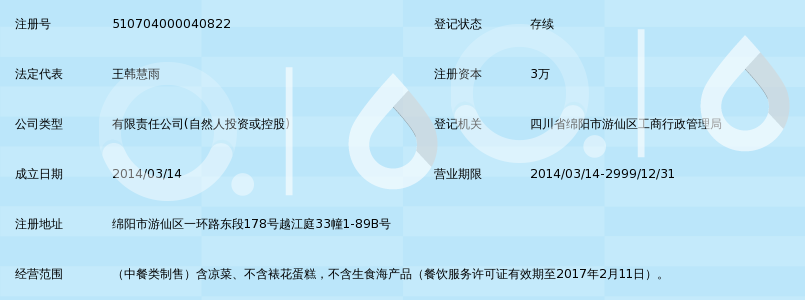 绵阳市后门兔头餐饮服务有限公司_360百科