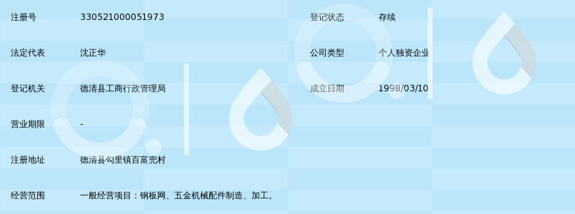 德清县勾里振华钢板网厂海桐小学招生简章图片