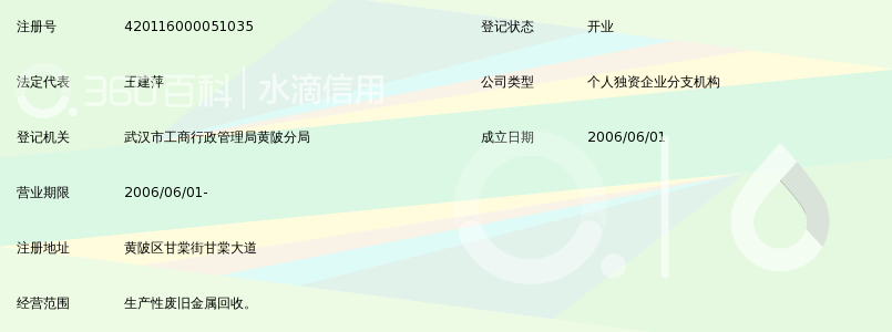 武汉市黄陂区电力电线厂废旧有色金属回收门市