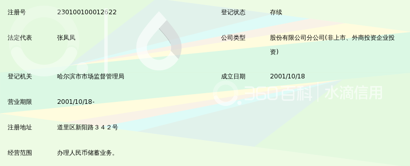 哈尔滨银行股份有限公司安通支行_360百科