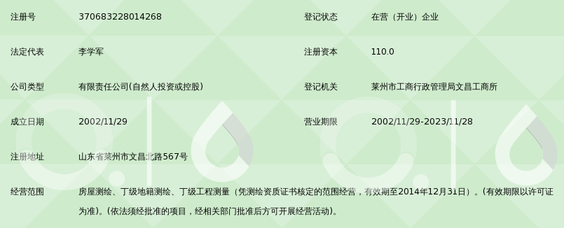 莱州广益房屋测绘有限公司