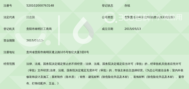 广西上东大宅装饰工程有限公司贵阳分公司