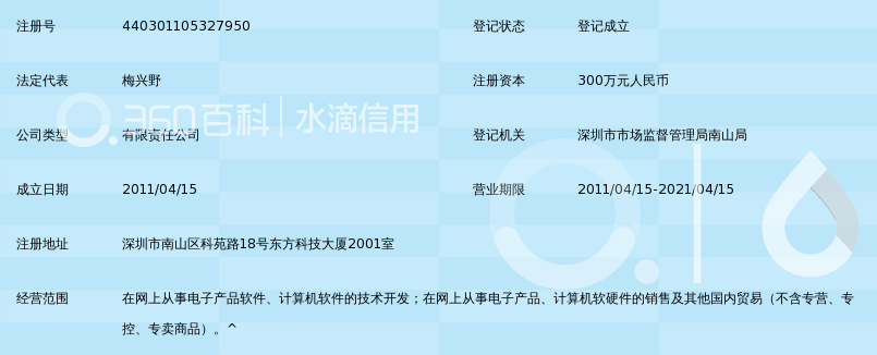 深圳市浩海晨星科技发展有限公司_360百科