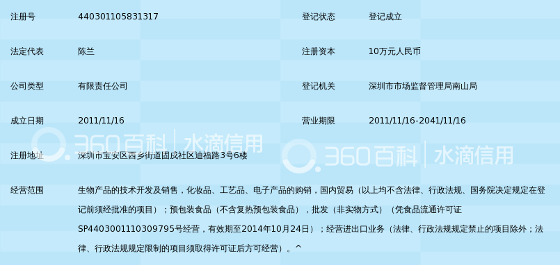 深圳市康丽源生物科技有限公司_360百科