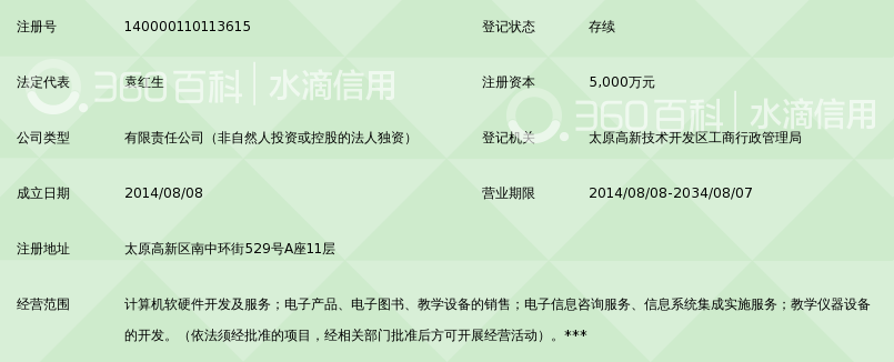 山西寰烁公共教育科技有限公司_360百科