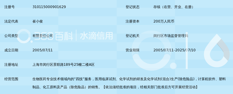 上海双螺旋生物科技有限公司