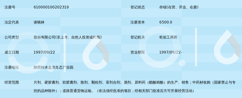 陕西盘龙药业集团股份有限公司_360百科