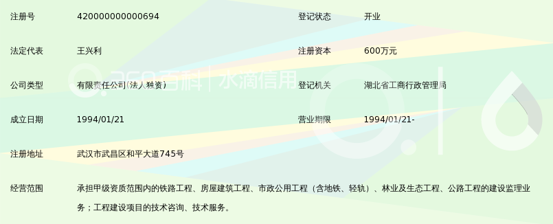 铁四院(湖北)工程监理咨询有限公司_360百科