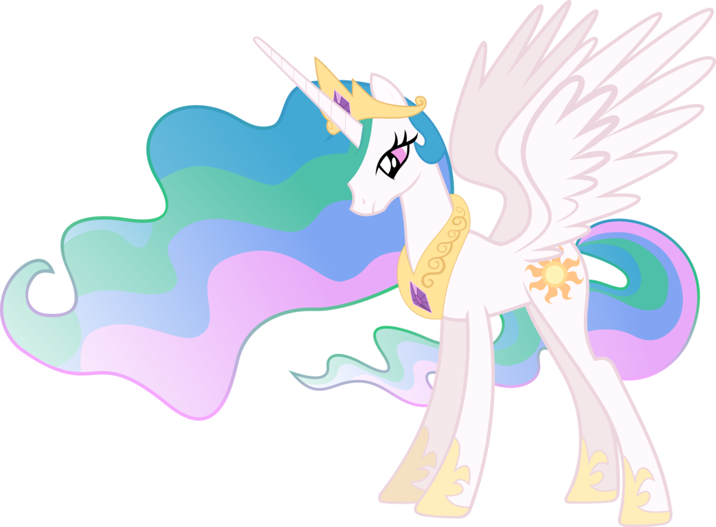 动漫二次元 小马宝莉你爱谁 折叠次要角色 princess celestia(宇宙