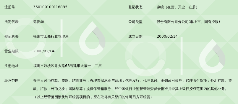 福建海峡银行股份有限公司福州庆城支行_360