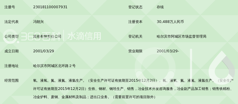 西林钢铁集团阿城钢铁有限公司_360百科