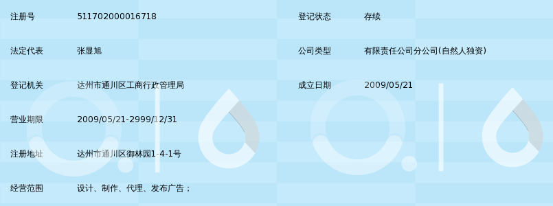 海城市万众传媒有限公司达州分公司