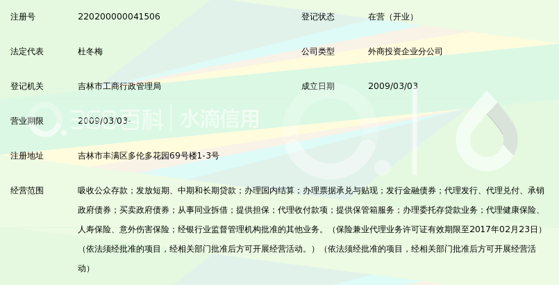 吉林银行股份有限公司吉林北华大学支行_360