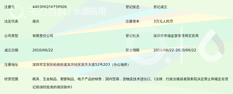 深圳市三和盛精密模具有限公司_360百科