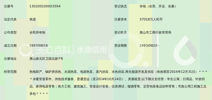 唐山市热力总公司_360百科