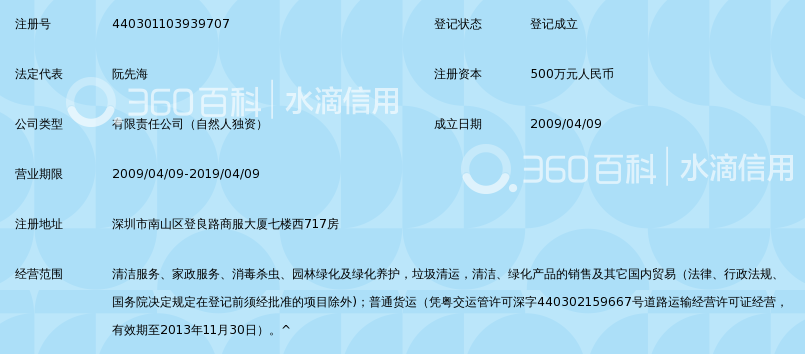 深圳市嘉源兴环卫清洁服务有限公司_360百科