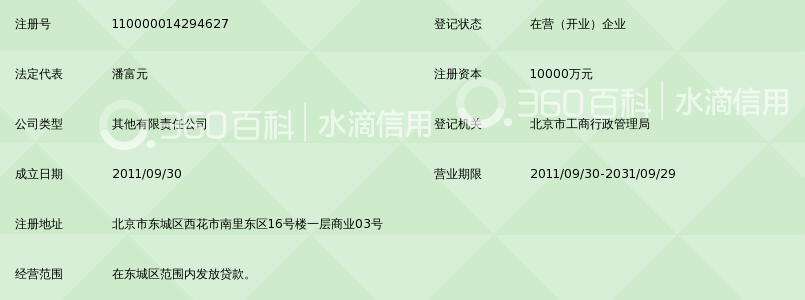 北京金瑞通小额贷款有限责任公司_360百科