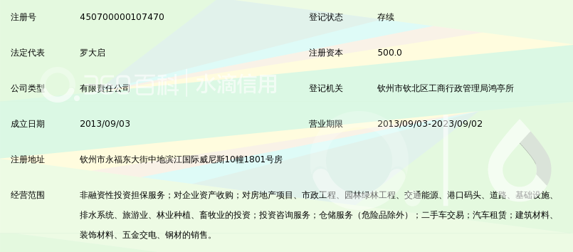 广西联盛投资有限公司_360百科