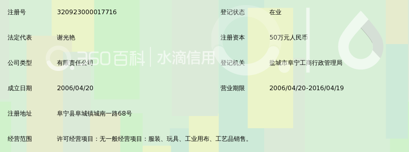 盐城市鸿贵玩具服饰有限公司_360百科