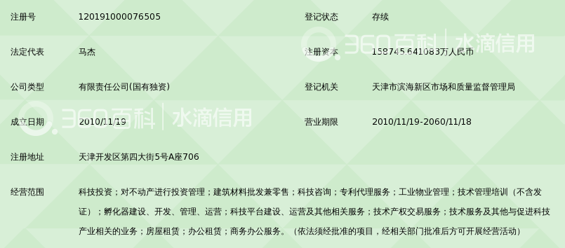 天津泰达科技发展集团有限公司_360百科