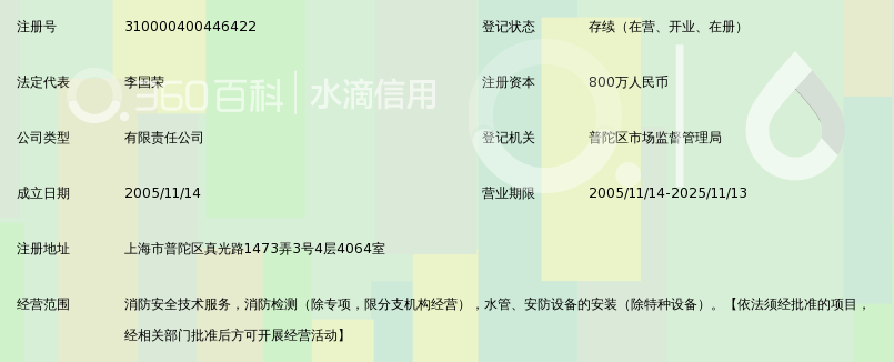 上海安邦消防安全技术服务有限公司锁定
