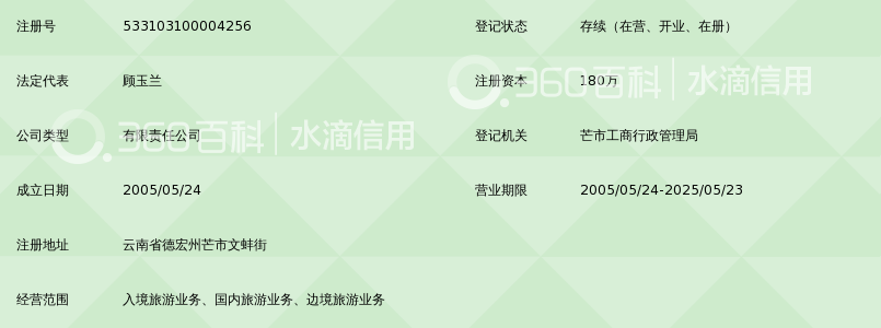 德宏州金太阳国际旅行社有限公司_360百科